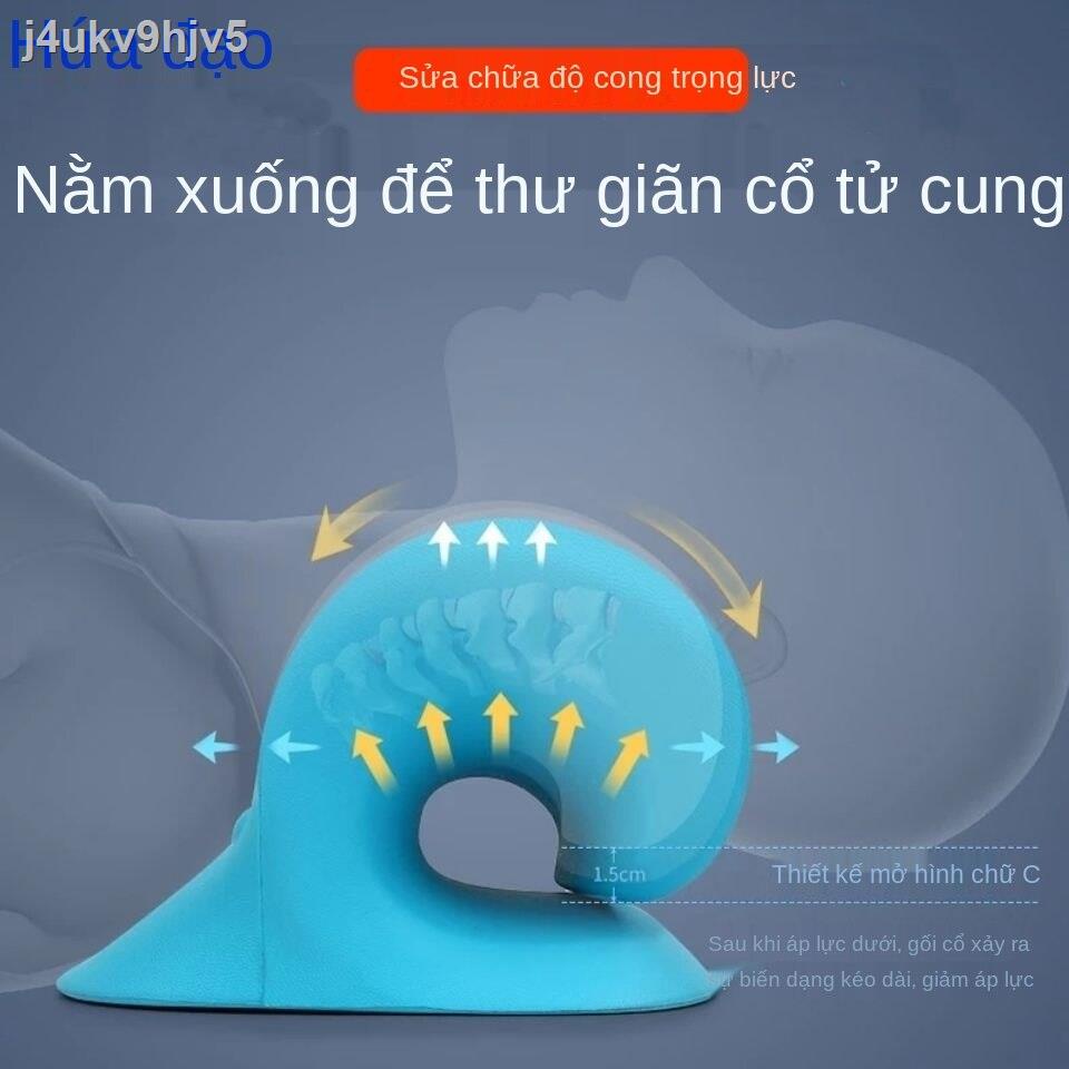 [hàng mới]Sửa chữa cột sống cổ gối lực kéo đảo ngược thẳng hàng của cải bệnh nhân gói vật lý trị liệu bảo vệ hỗ trợ giấc