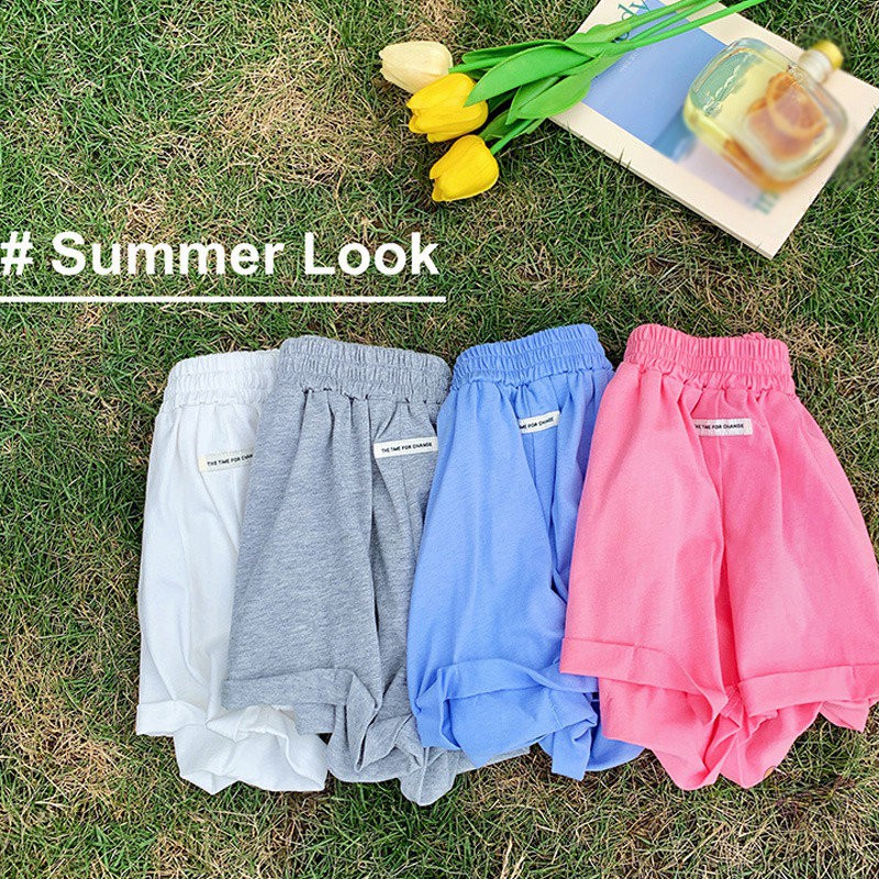 Set đồ thể thao gồm áo ba lỗ + quần short phong cách Hàn quốc thời trang cá tính cho bé