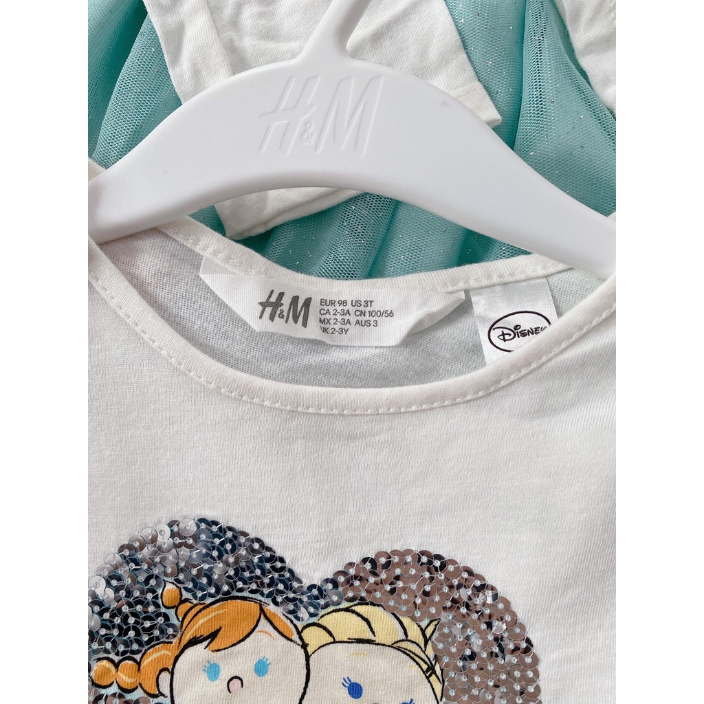 Váy HM voan Tutu 2 lớp lật cườm dư xịn