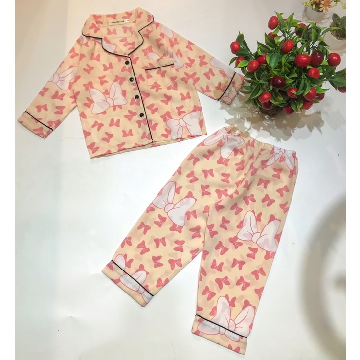 Đồ bộ pijama cho bé gái bé trai lụa mango