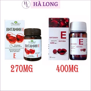 Viên uống vitamin e đỏ mirrolla 270mg & 400mg của nga new
