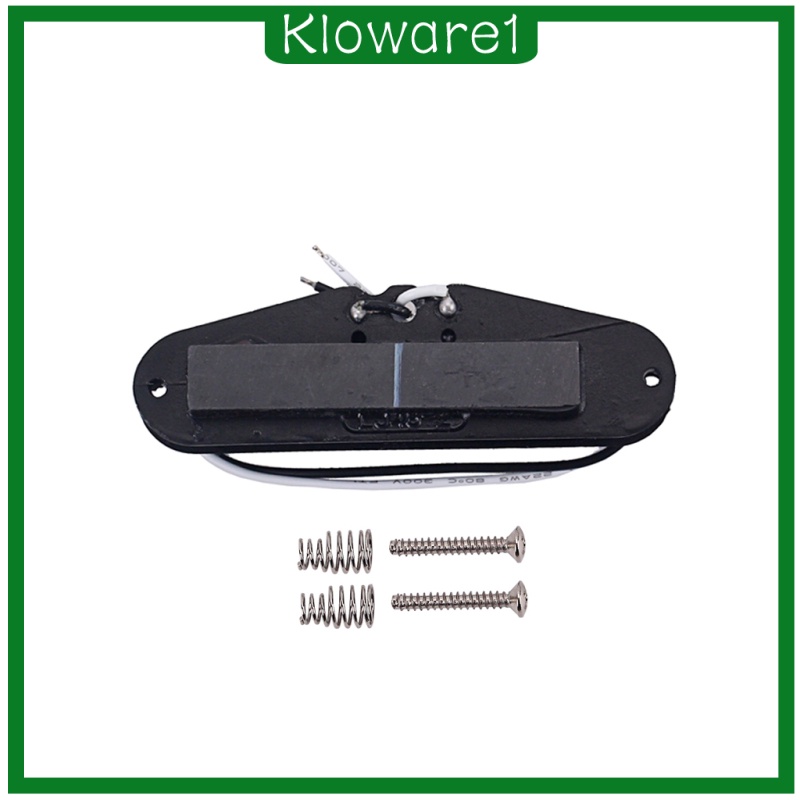 [KLOWARE1]MagiDeal 48mm Single Coil Neck Pickup for ST Electric Guitar Parts Black