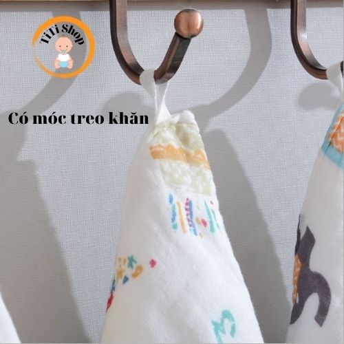 Khăn sữa cho bé, Khăn xô sữa 6 lớp cao cấp dày mềm mại cho trẻ sơ sinh TiTi Shop