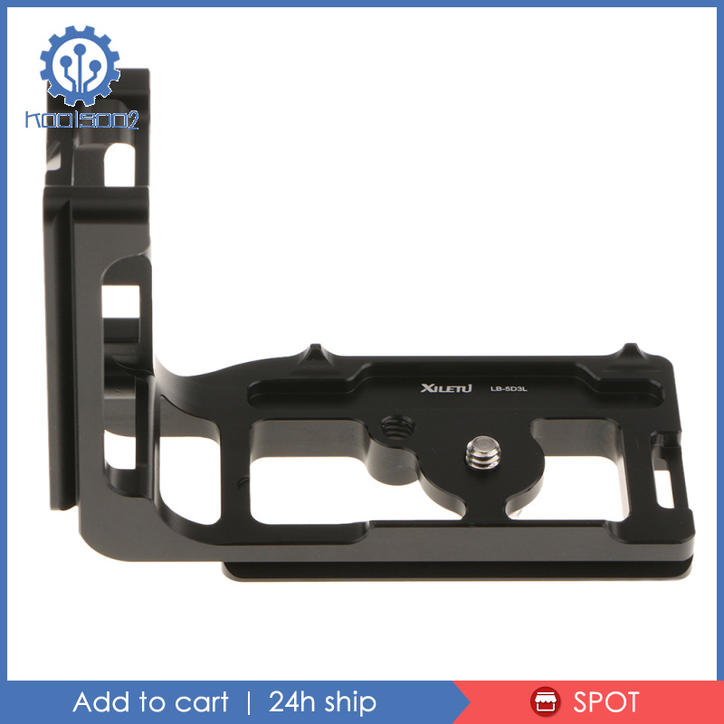 [KOOLSOO2]Quick Release Plate L Shape Bracket Holder HandGrip for Canon 5D3 5DIII