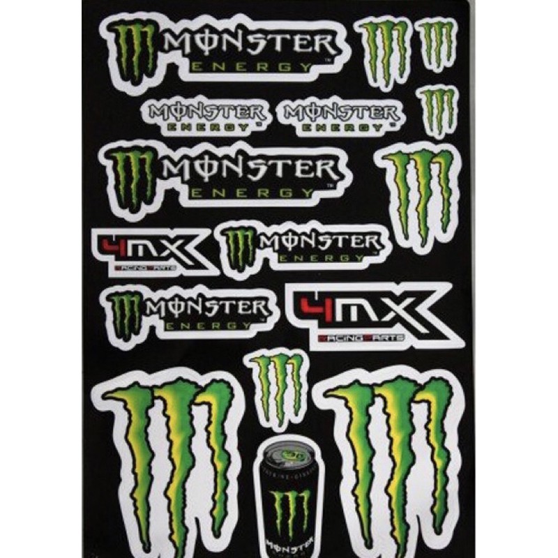 sticker monter set 30cái ép lụa