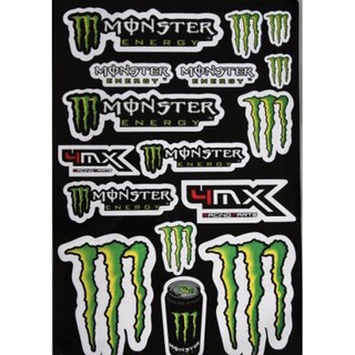 sticker monter set 30cái ép lụa
