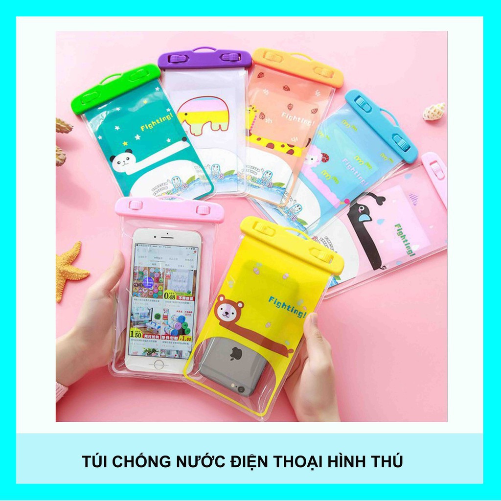 Túi Chống Nước Hình Thú - Nhiều Mẫu Ngẫu Nhiên