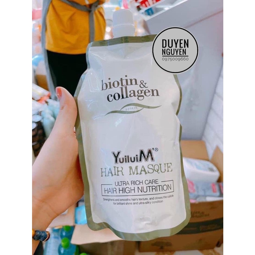 KEM Ủ TÓC YUILUIM BIOTIN &amp; COLLAGEN 500ML CHÍNH HÃNG - 10279