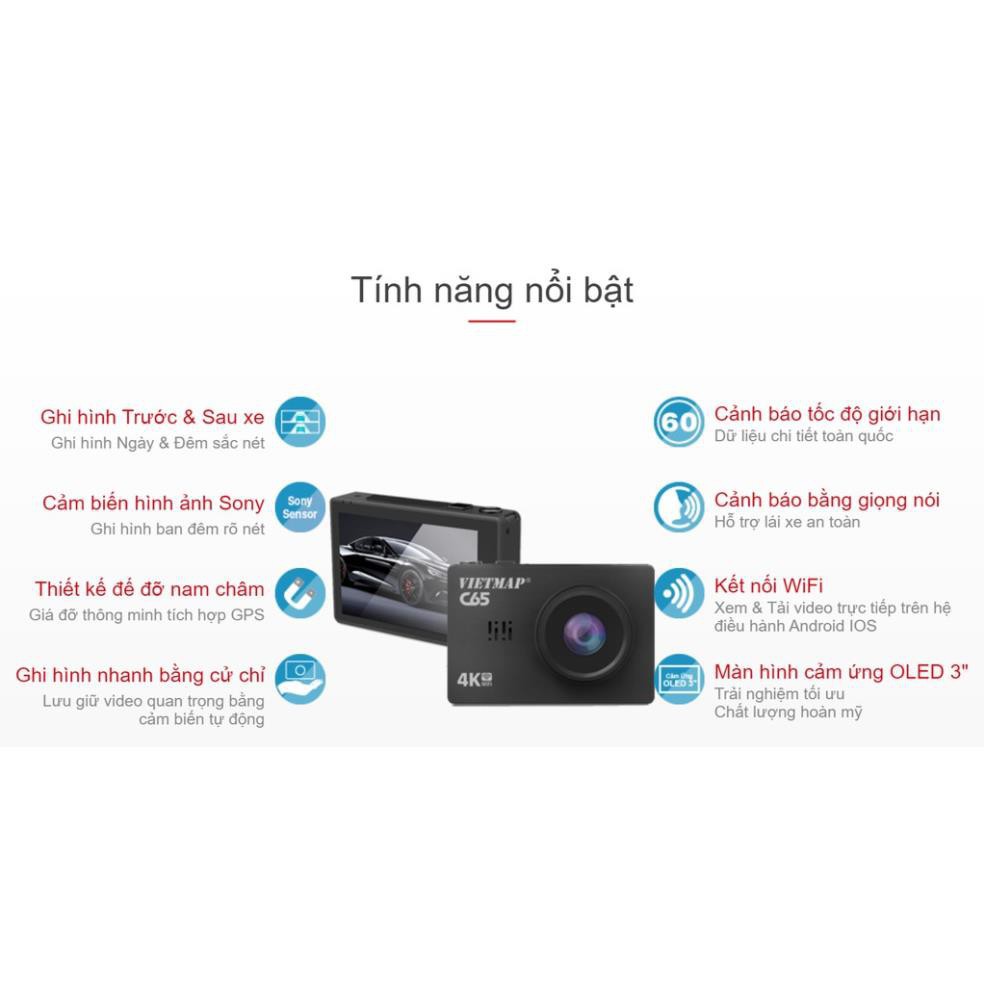 VIETMAP C65 - Camera Hành Trình Ô Tô Màn Hình Cảm Ứng+Thẻ 32GB - Hàng Chính Hãng | BigBuy360 - bigbuy360.vn