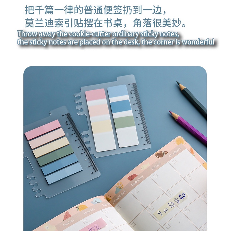 200 Miếng Dán Ghi Chú Trong Suốt Dùng Lên Kế Hoạch