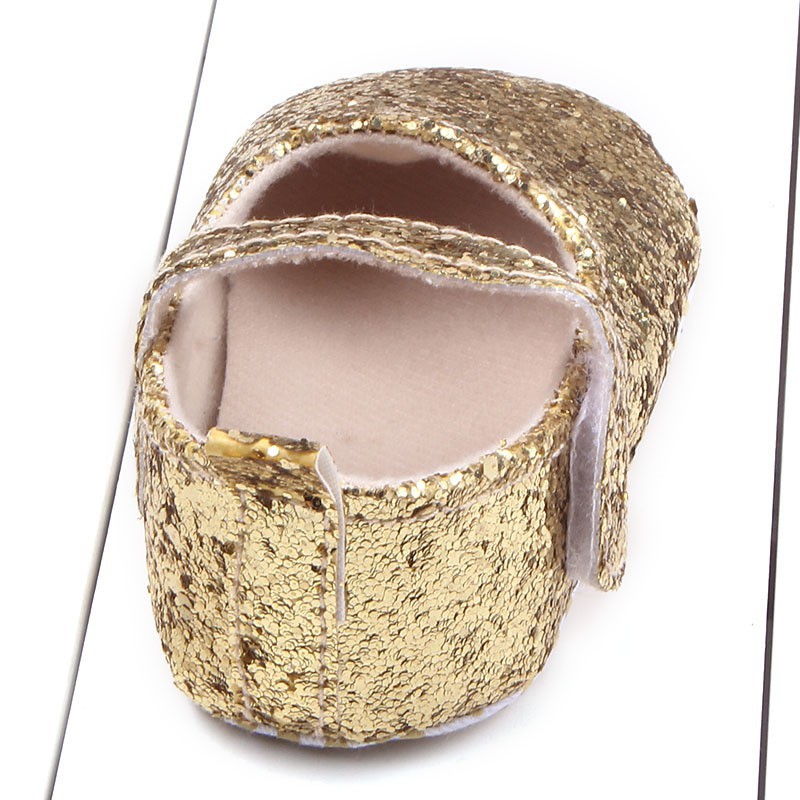Giày tập đi chất liệu cotton đế mềm xinh xắn cho bé gái