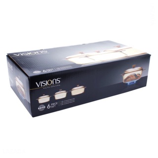 Bộ 3 nồi thủy tinh Pháp Visions VS-332