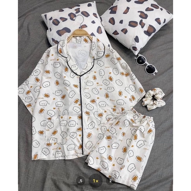 Sét pijama form rộng chất mát nhiều hình, đồ ngủ (Ảnh thật) | BigBuy360 - bigbuy360.vn
