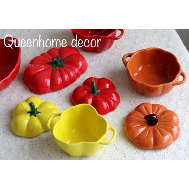 Tô cà chua, tô bí siêu dễ thương