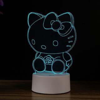 Đèn Ngủ 3D HÌnh Hello Kitty