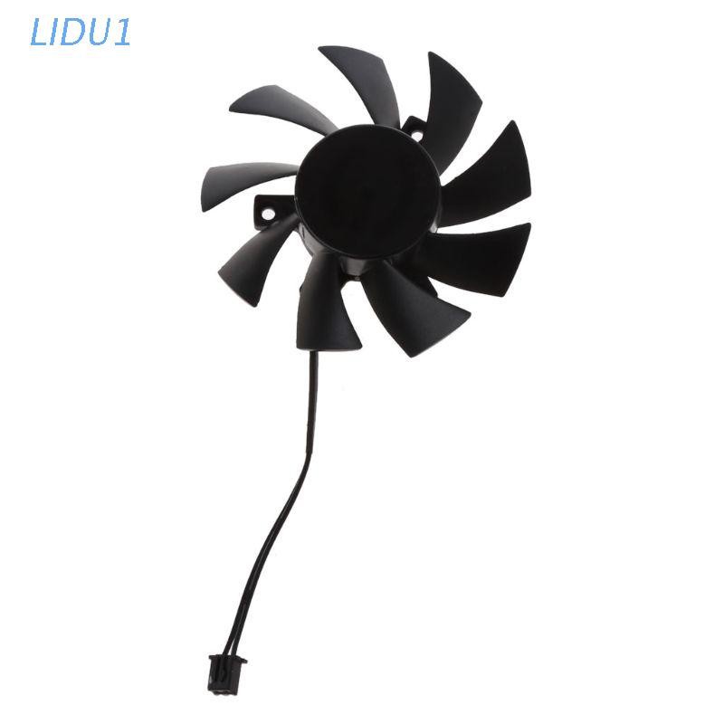 LIDU1  T128015SH 75MM 2Pin DC 12V 0.32AMP Graphics Video Card Cooling Fans For EVGA GTX 650 650Ti GTS 450 Graphics Card Cooler Fans