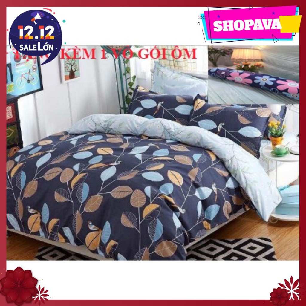 Bộ ga gối poly 1m2x2m