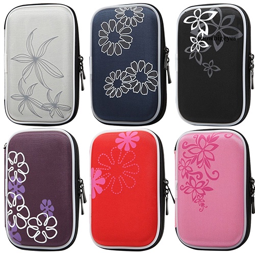 Túi Đựng Chống Sốc In Họa Tiết Hoa Cho Tai Nghe 2.5 '' | BigBuy360 - bigbuy360.vn