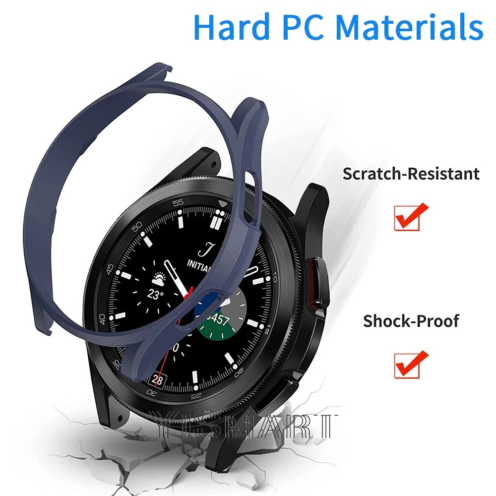 Ốp bảo vệ mặt đồng hồ bằng PC cho Samsung Galaxy Watch 4 Classic 42mm 46mm