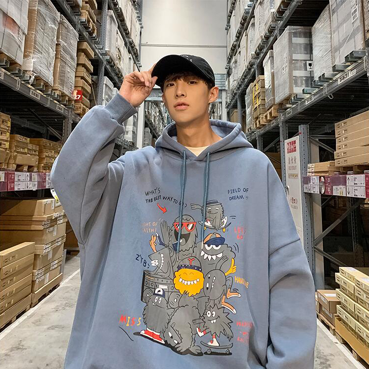 Áo Hoodies Oversize Thời Trang Dành Cho Nam (4 Màu) | BigBuy360 - bigbuy360.vn