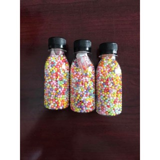 Kẹo Bi đường màu trang trí bánh kem lọ 100g