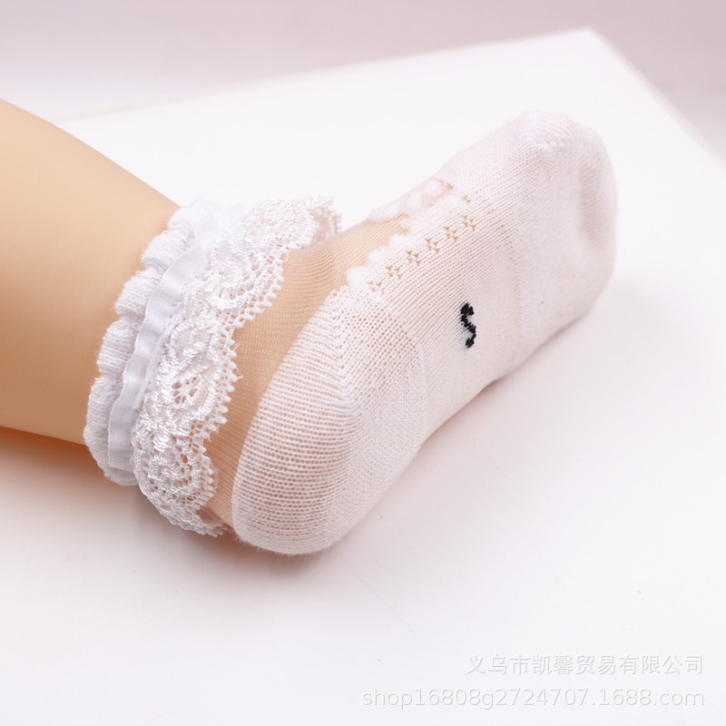 Vớ nhún bèo thời trang mùa hè dễ thương cho bé gái 0-2 tuổi