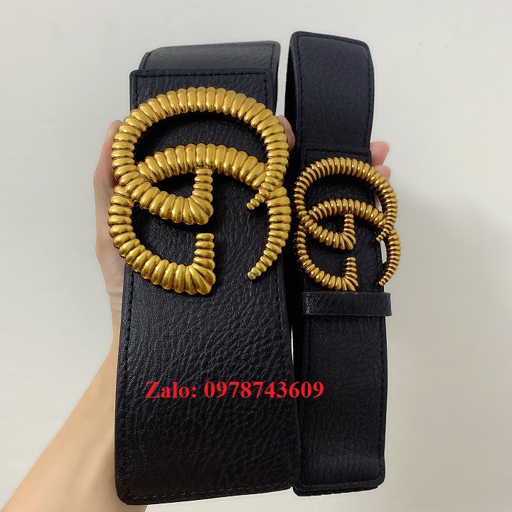 Đai váy rắn G đồng bản to nhỏ 8cm 4cm