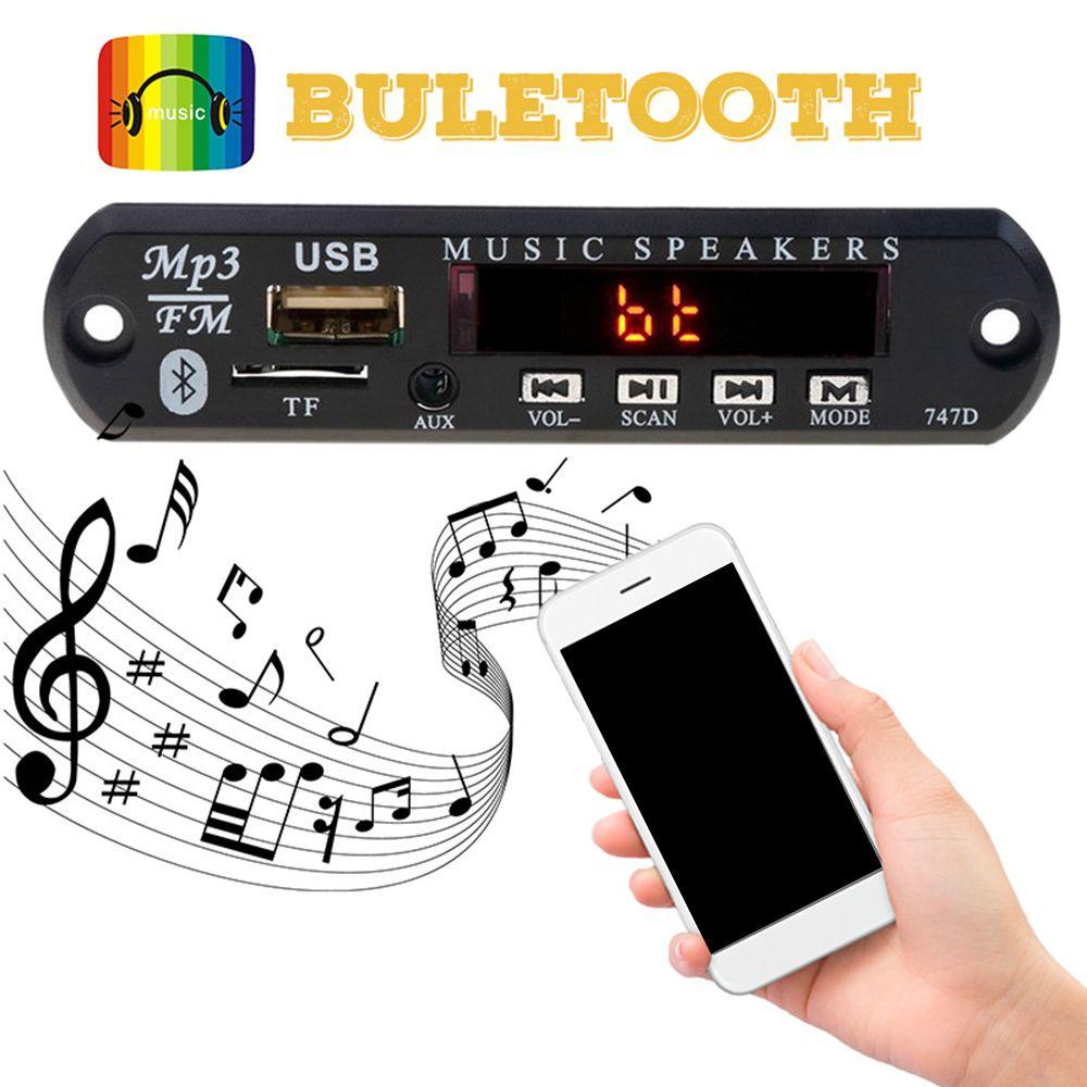 Bảng Mạch Giải Mã Âm Thanh MP3 FM / USB / AUX Bluetooth Cho Xe Hơi