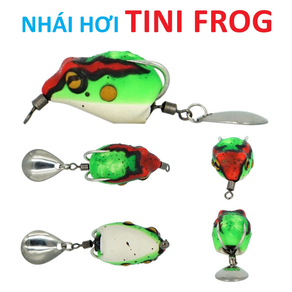 NHÁI HƠI FROG TINI - mồi giả Thái Lan câu lure cá lóc giá rẻ siêu nhạy - 2.5cm - 6gr - 89k