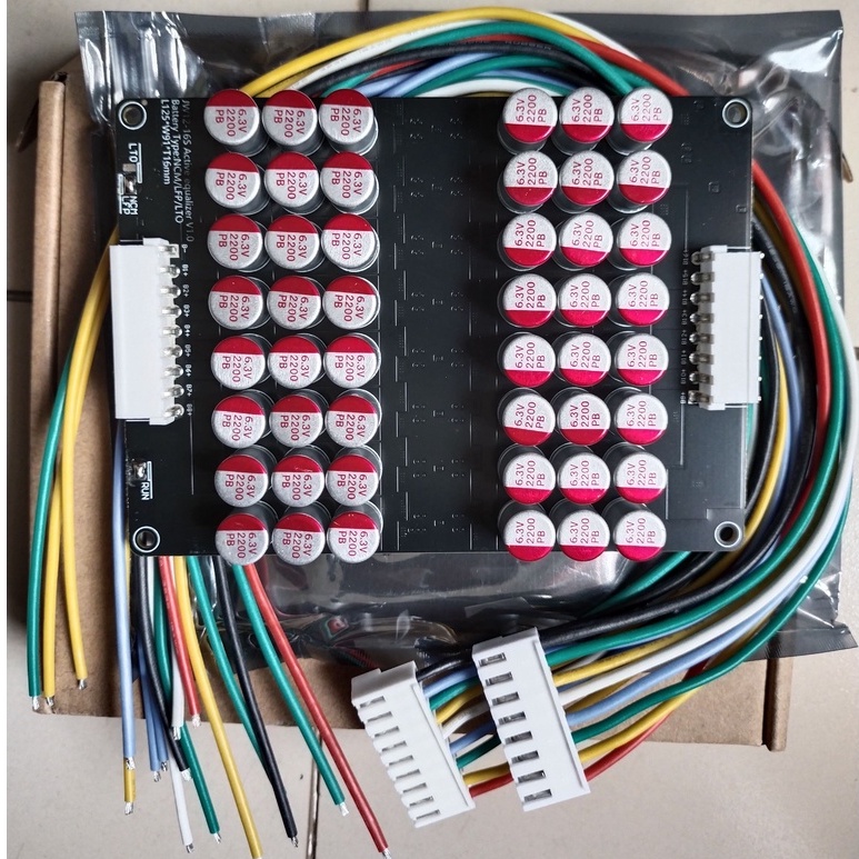 Mạch cân bằng chủ động 5.5A, điện dung tích cực pin Lithium 3.2V, 3.7V, 3S, 4S, 7S, 8S, 16S, 5.5A