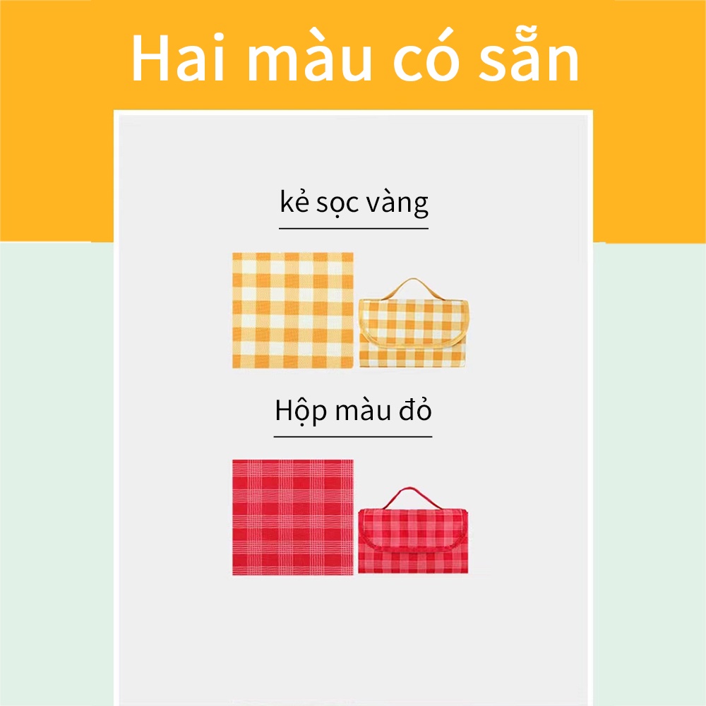 OneTwoFit Thảm picnic gấp gọn，chống thấm nước có thể gập lại tiện lợi、thảm dã ngoại picnic