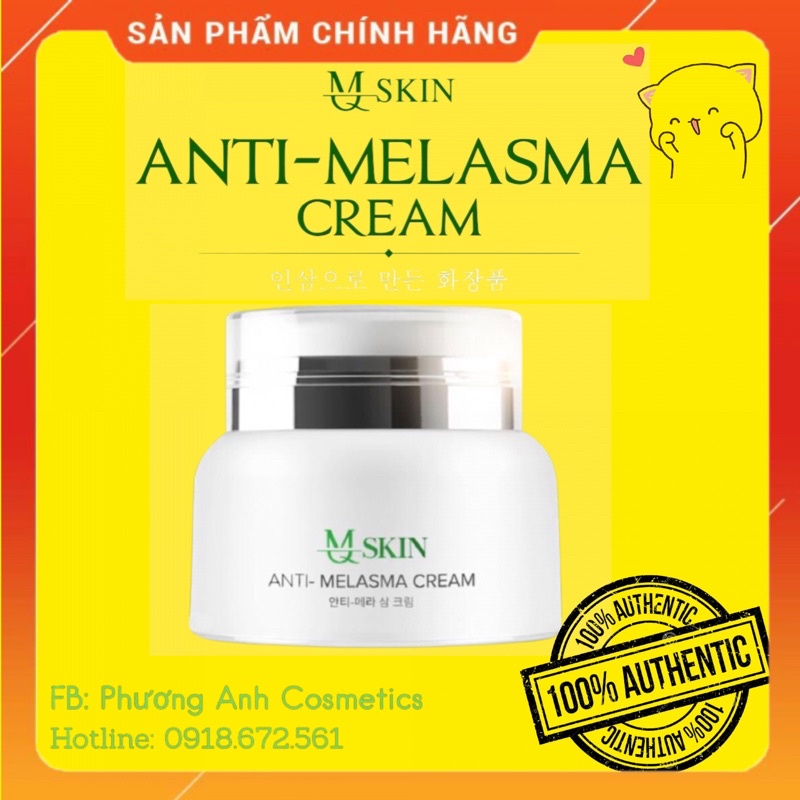 Thải độc chì Nhân Sâm ANTI - MELASMA CREAM MQSKIN 30g .