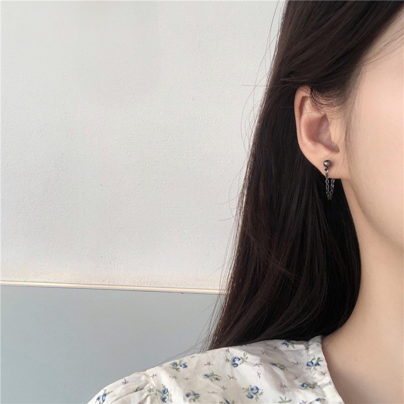 Khuyên Tai Chuỗi Đơn Giản C75