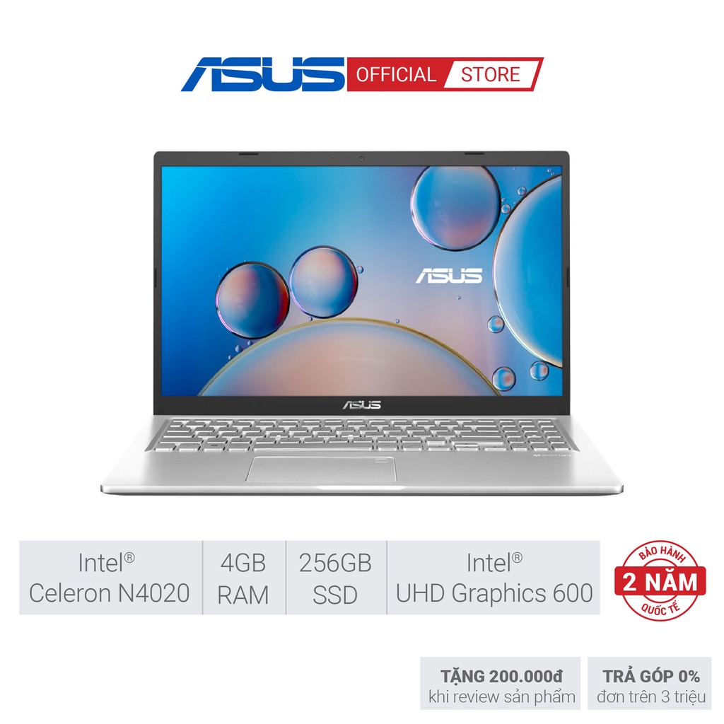 Laptop ASUS X415MA-BV451W N4020| 4GB| 256GB| OB| 14″HD| WIN 11