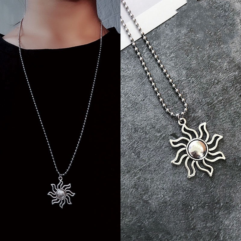 【Kifli】Vòng cổ bạc phong cách hiphop unisex dành cho nam/ nữ