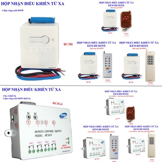 Hộp công tắc điều khiển bật - tắt từ xa TPE RC5H RC5G4