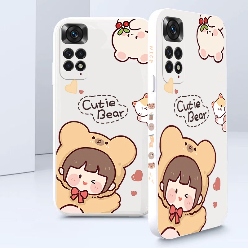 Ốp Điện Thoại Tpu Mềm Hình Thỏ Dễ Thương Cho Redmi Note 10 Pro 11 11s Xiaomi Poco X3 Pro X3 NFC Redmi Note 8 9 Pro 9S 9C