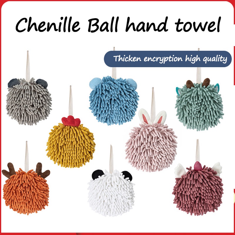 Khăn Lau Tay Treo Tường Hình Động Vật Dễ Thương