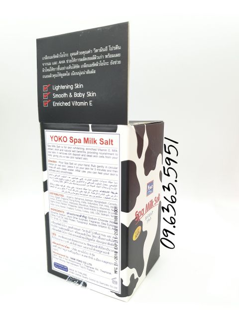 FREESHIP 50K - Muối tẩy tế bào chết Yoko Spa Milk Salt 50g | BigBuy360 - bigbuy360.vn