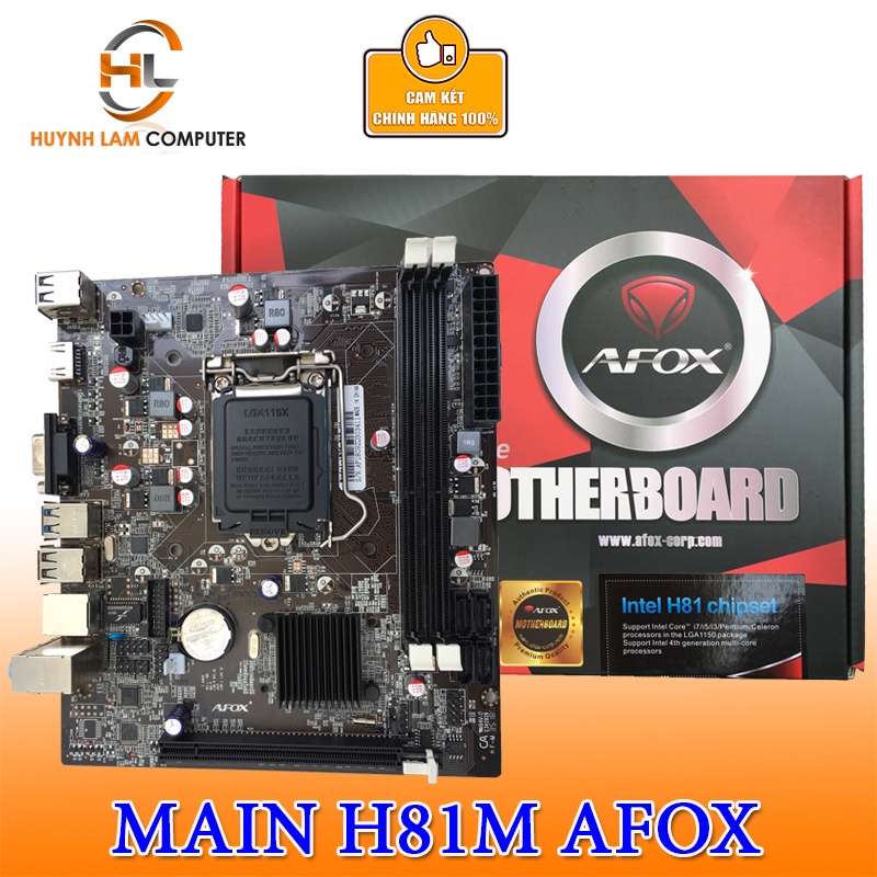 Main AFOX H81 MA3 Socket 1150 - Chính hãng VSP Phân phối