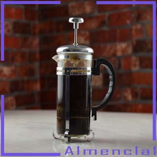 [Almencla1] 1 Máy pha cà phê thủy tinh kiểu Pháp Máy pha cà phê phục vụ đơn