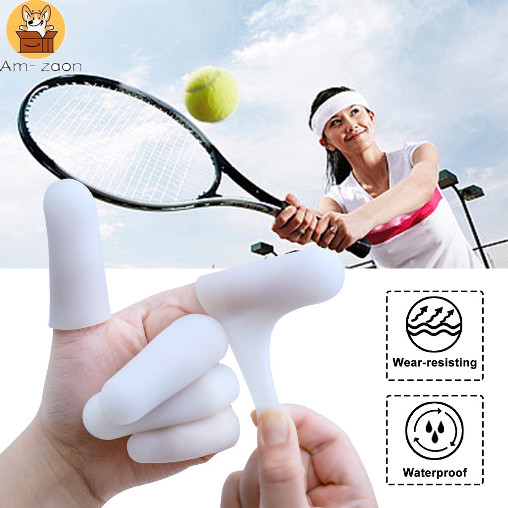 Set 2 Mặt Nạ Silicone Gel Dày Dặn Bảo Vệ Ngón Tay Chống Nứt Nẻ