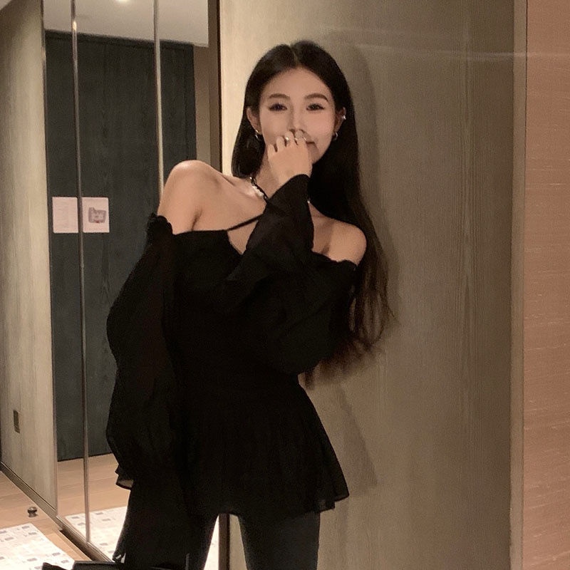 New Style 2022 Open Shoulder Sunscreen Long Sleeve Shirt For Women