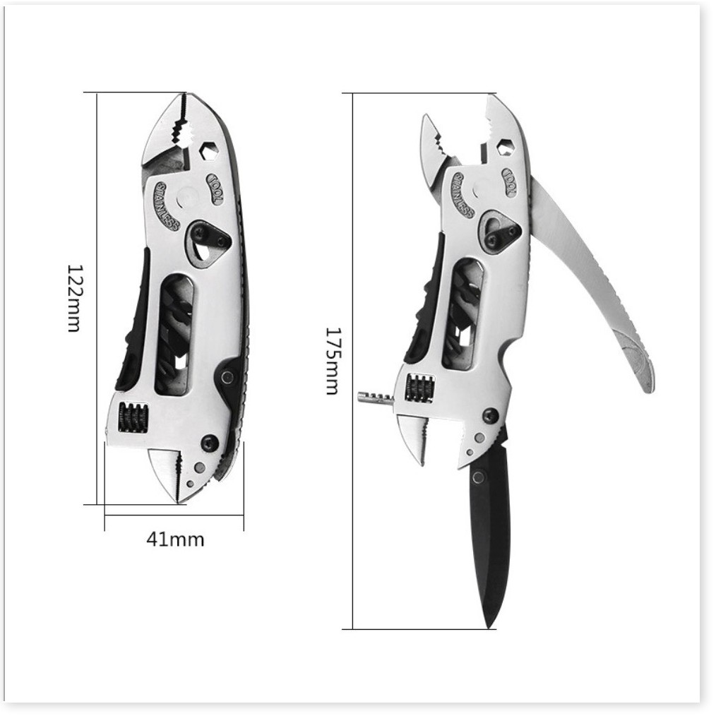 🇳 🇪 🇼®️ Stainless Steel Wrench Mỏ Lết Đa Năng USA Best