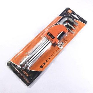 [GIÁ HỦY DIỆT] BỘ LỤC GIÁC BI T-MAN GỒM 9 CÂY CHÍNH HÃNG HỆ MÉT CAO CẤP