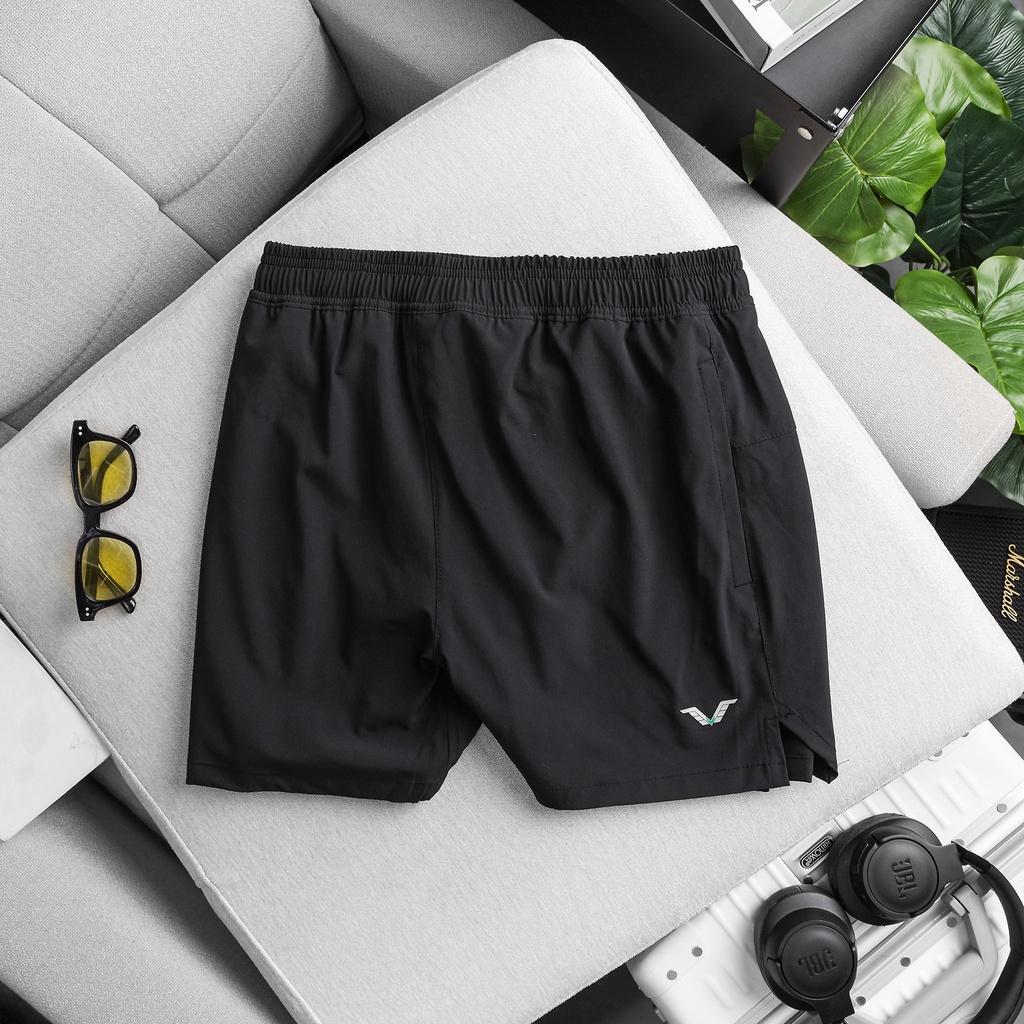 Quần thể thao nam 2 lớp, quần tập gym cao cấp, quần chạy bộ nam đẹp- chuẩn form- hàng công ty- ẢNH THẬT- QVN14