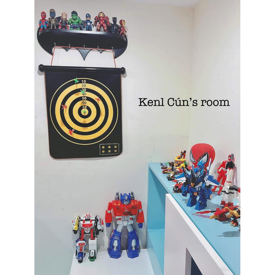 COMBO 2 KỆ TREO TƯỜNG BATMAN (Kèm 5 móc treo)