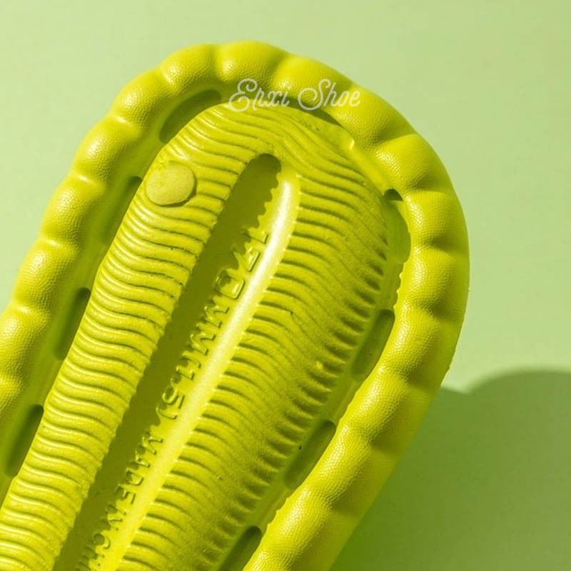 Dép Đi Trong Nhà Đế Dày Màu Sắc Trơn Chống Thấm Nước Dành Cho Trẻ Em