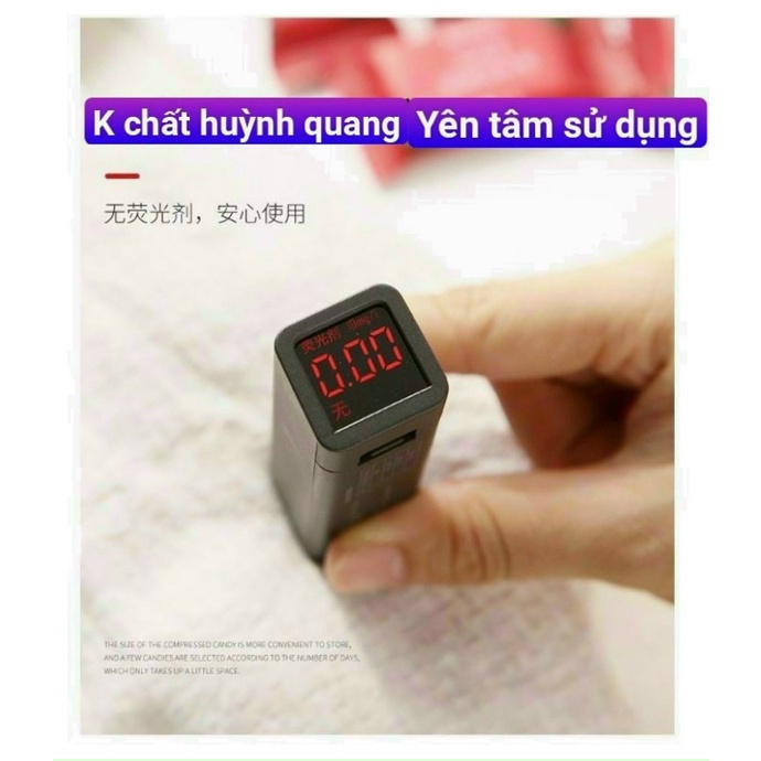 Khăn Nén Hình Viên Kẹo Khăn Nén Rửa Mặt Hình Viên Kẹo