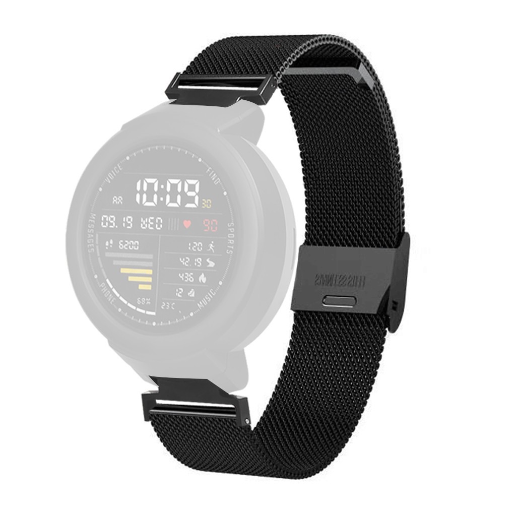 Dây Đeo Thay Thế Chất Liệu Silicon Màu Trơn Cho Xiaomi Huami Amazfit Verge Youth